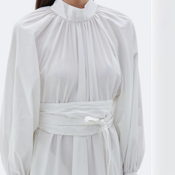 Gathered Neck Belted Mini Dress
Bassike - Picture 5 of 9